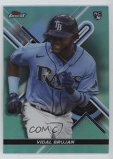 2022 Topps Finest Aqua Refractor 176/199 Vidal Brujan #3 7p8