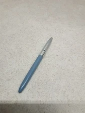 VINTAGE BLUE SCRIPTO FOUNTAIN PEN FINE POINT