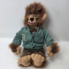 Vintage 1999 Universal Studios Monsters The Wolf Man Plush Stuffins CVS 9"