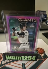 2024 Topps Pro Debut - Jonah Cox #PD-61 Fuchsia Foil /199 (RC)