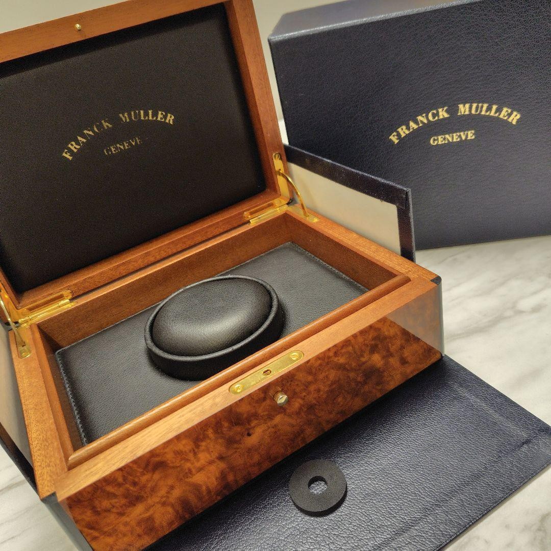 Franck Muller watch empty box case storage jewelry vintage wooden gift mzmr A