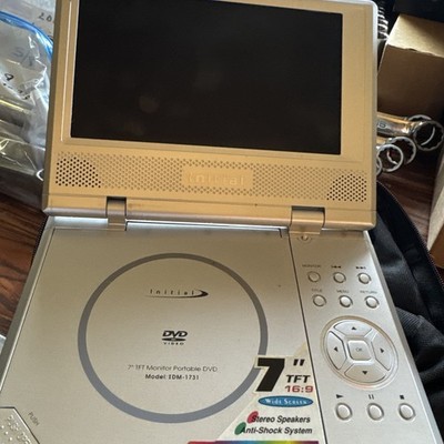 Inital 7 Inch TFT Monitor Portable DVD IDM-1731 7 Inch  no plug can t not test