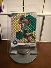 2020-21 Panini Mosaic Basketball Jaylen Brown Yellow Mosaic Prizm Celtics