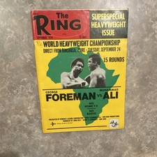 The Ring Magazine September 1974 Foreman vs Ali World Heavyweight Championship