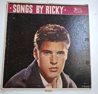 Ricky Nelson Songs By Ricky Imperial Records LP 908212''  Vinyl 1961  US pressing