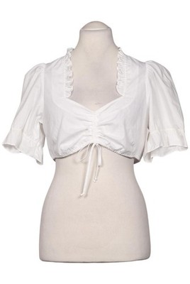 Spieth Wensky Bluse Damen Oberteil Hemd Hemdbluse Gr. XL Baumwolle Weiß #84wa7sn