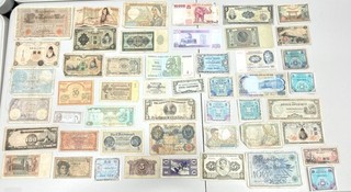 (Lot of 49) Foreign Currency World Paper Money Notes Europe Asia South America