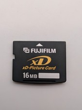 Fujifilm xD Picture Card 16MB Genuine Tested Working Fits Fujifilm