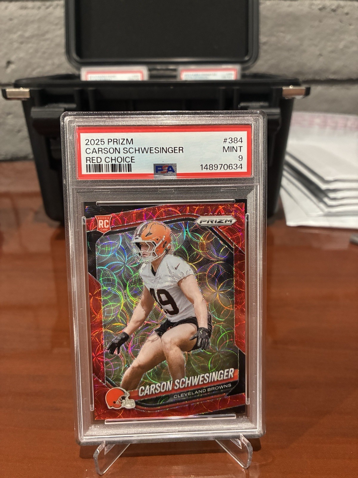 Carson Schwesinger Panini Prizm #384 Red Choice