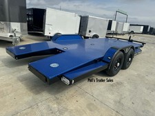 2026 102 Ironworks 18' CHALLANGER OPEN CAR HAULER Utility Trailer SPLIT TAIL &