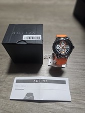 Activa X Invicta Men's Watch - 44mm Case - Orange Band ACW9349-001