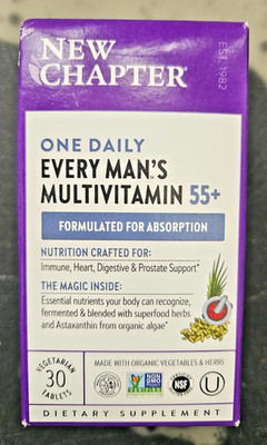 New Chapter Every Man's One Daily 55+ 30 Tablet