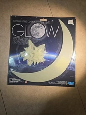 Glow in the Dark Wall & Ceiling Mini Stars Moon Pack Glowing Imaginations 4M New