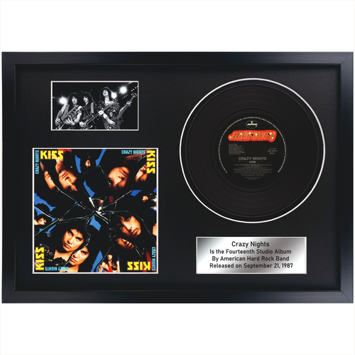 Kiss - Asylum / Rock Memorabilia / LP / Souvenir im schwarzen Rahmen / für Fans - Bild 16 von 20