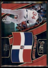 2025 Panini Select David Ortiz Global Icons Red Prizm /99 Boston Red Sox