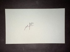 Shane Peterson, CARDINALS (2013 Debut) SIGNED 3x5 Index Card (HS)