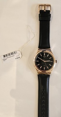 New Swatch YIG400  Black Dial 42 mm Watch Sold Out Sistem 51 Rosee Automatic