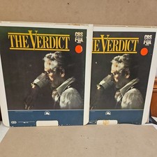 CED VideoDisc The Verdict 1982 Part 1 and 2, CBS/Fox Video, 20th Century Fox