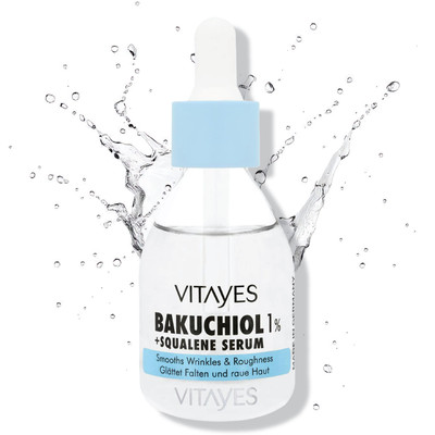 Bakuchiol1% + Squalan Serum. Die Retinol-Alternative für Falten & Sensible Haut