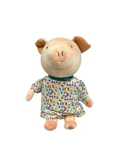 Zoobies If You Give a Pig a Party Plush Book 14" Stuffed Animal Baby Children g5