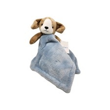 Carters Plush Stuffed Animal Lovey Blanket Puppy Dog Pup Soft Security Blue NWT