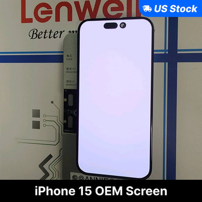 Original OEM For iPhone 15 LCD Replacement Screen Digitizer ''Grade B/C'' Tested