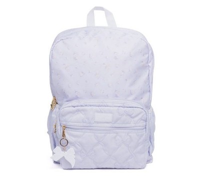 LoveShackFancy x Target Yoobi Everblooming Rosettes Ditsy Backpack Breezy Blue