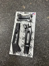 8" Kickback Bubba Clamp Black Anodized Big Al's Cycle Risers