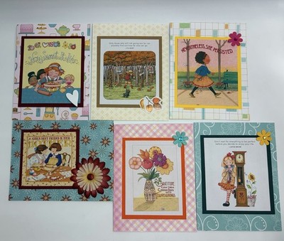 Mary Engelbreit Handmade Quotes Encouragement Greeting Cards Blank W Envelopes 6