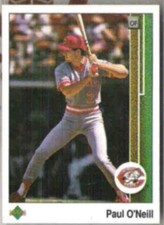 PAUL O'NEILL 1989 Upper Deck #428. REDS