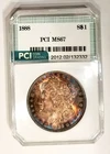1888-P Tough Date MS 67  Awesome Toned PQ  Morgan Dollar Looks PL PCI