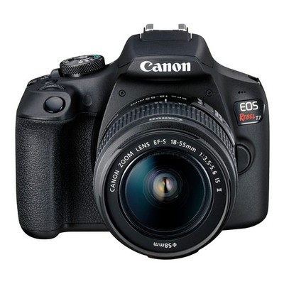 Canon EOS Rebel T7 DSLR Camera 18-55mm Lens Kit WiFi Full HD Video