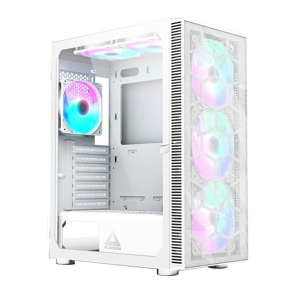 Montech Bianco X3 Mesh Midi-Tower Pc Case Da Gioco - Immagine 2