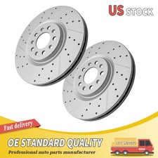 Front Brake Rotors For 2014-2023 Jeep Cherokee/Compass Dodge Hornet Chrysler	200