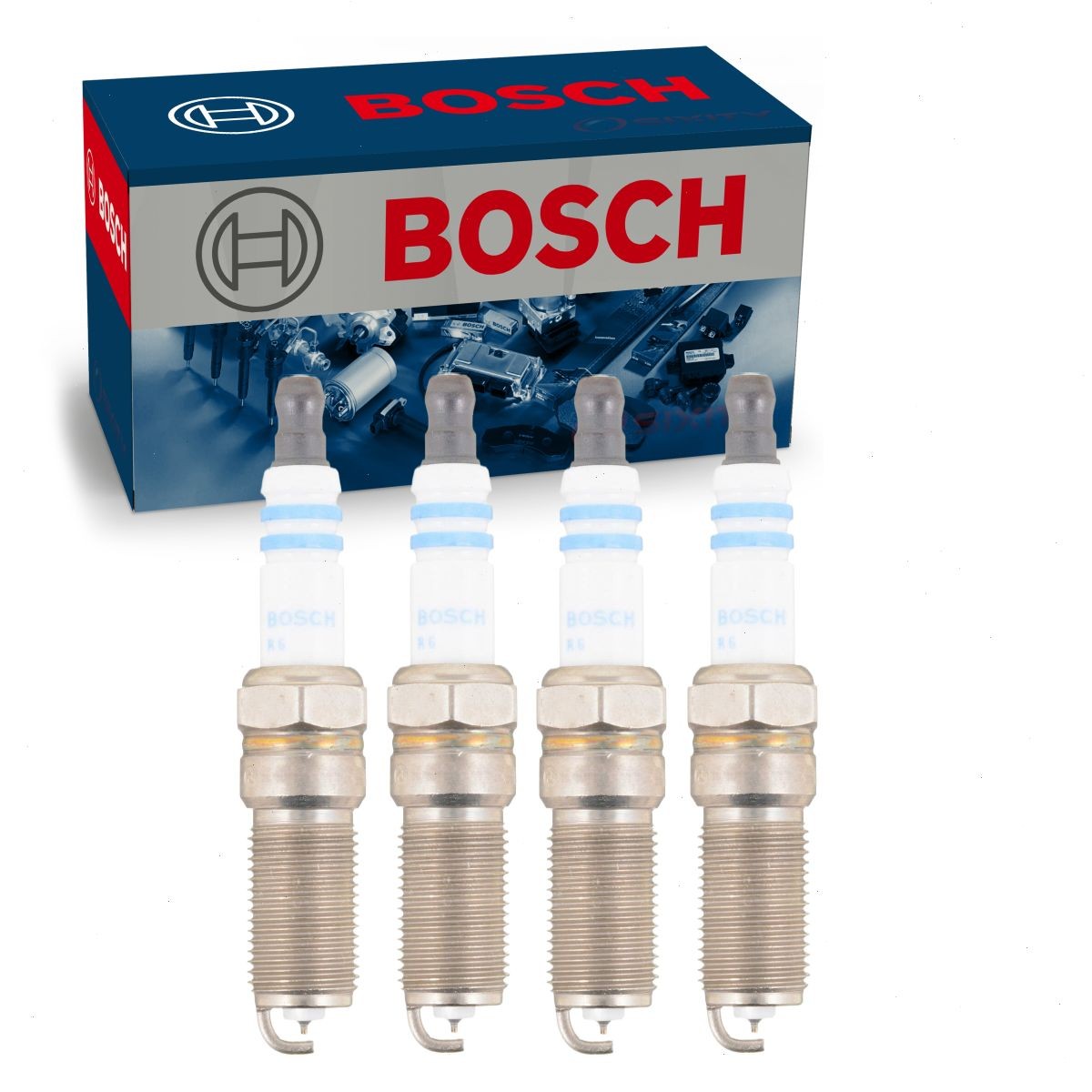 4 pc Bosch Iridium Spark Plugs for 2012-2019 Ford Explorer 2.0L 2.3L L4 yi