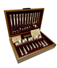 VTG Oneida Community CORONATION 1936 Silver Plate 72Pcs Service for 12 Flatware