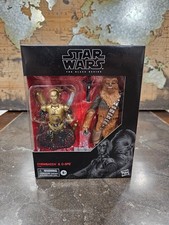 Hasbro Star Wars The Black Series 6 C3po & Chewbacca Action Figures