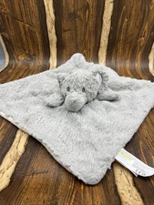 Kellytoy Grey Elephant Security Blanket Gray K Luxe Plush Lovey Rattle Toy Kelly