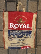 Authentic Royal Naturally Aged Long Grain Indian White Basmati Rice, 20 lb. Bag