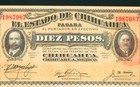 10 Pesos 1915 ((AU)) El Estado De Chihuahua - Pagara ** PAPER CURRENCY — photo 1