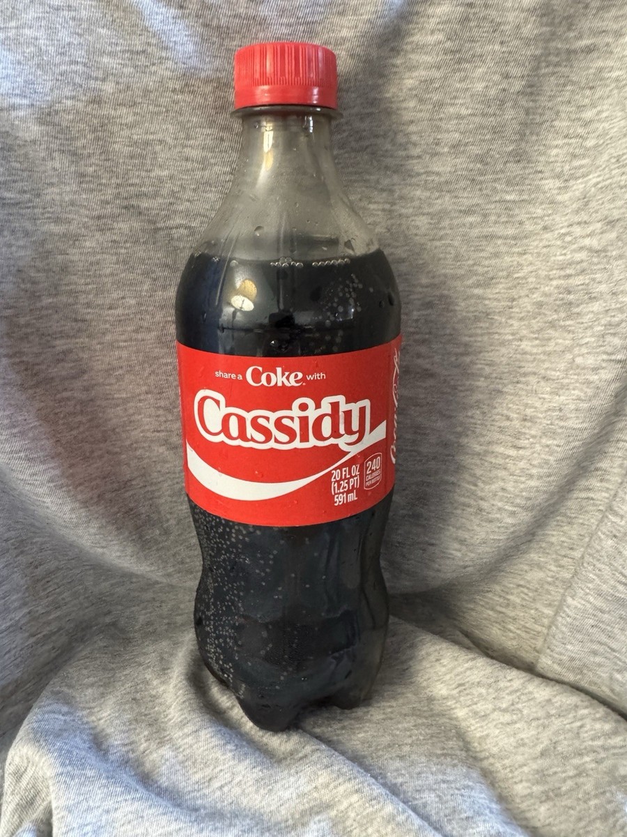 Share a Coke with Cassidy 2025 Personalized Gift Coca~Cola Bottle