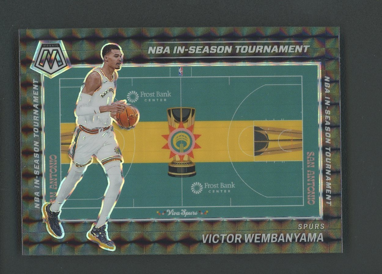 #2 2023-24 Mosaic NBA In-Season Tournament Mosaic Victor Wembanyama RC Rookie SP