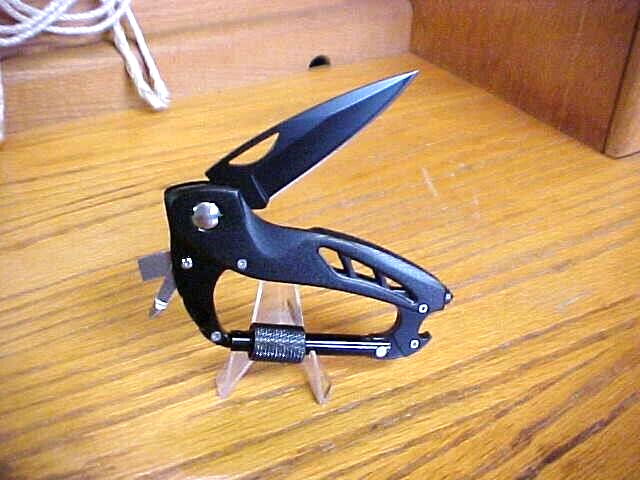 Tactical Multi-Tool Carabiner Keychain for Outdoor Camping & Hiking