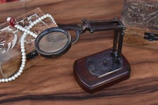 Handmade Antique Magnifying Glass Optics Lance Magnifying Glass Map Reader Decor
