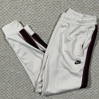 Nike NSW Mens Tribute Jogger Athletic Track Pants Cream Black Maroon Medium | eBay