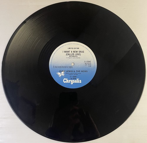 Huey Lewis & The News I Want A New Drug 12” 45 RPM Vinyl Record Maxi Single 1983 - Picture 12 of 24