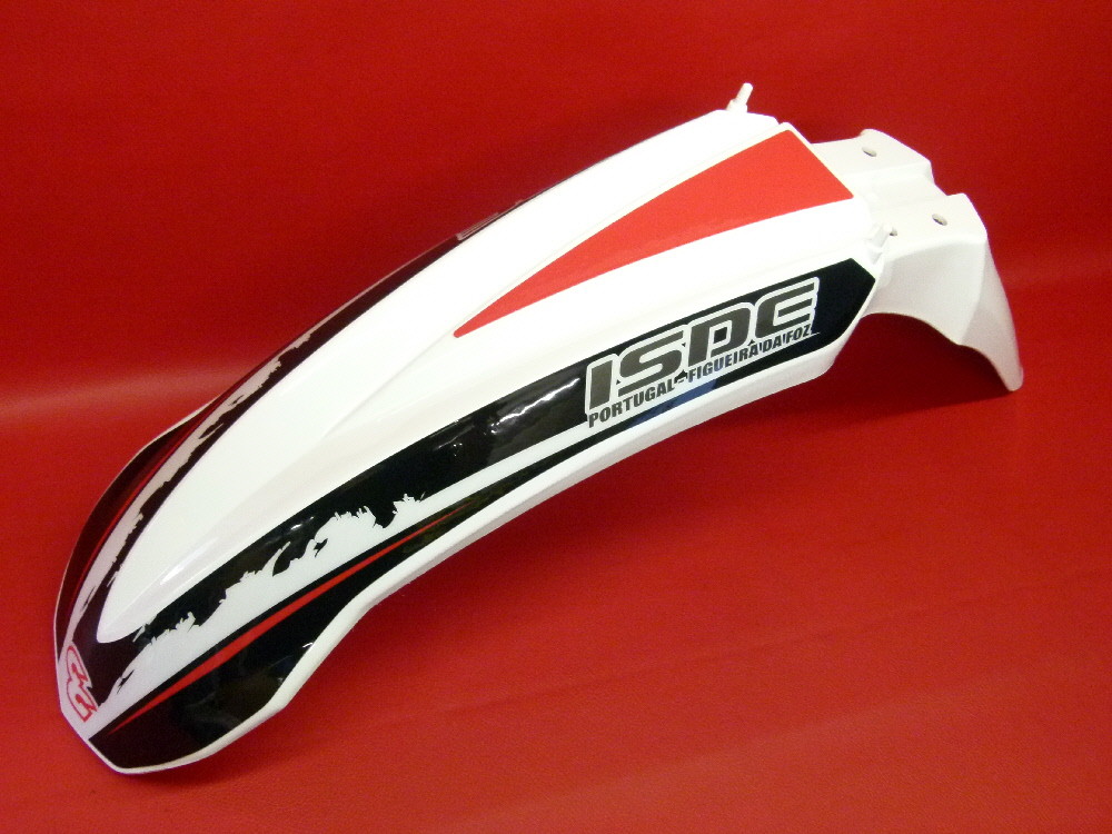 Garde boue avant Gas Gas 2010 blanc protection anti-projections enduro