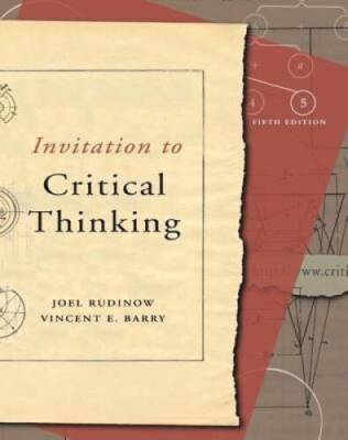 Invitation to Critical Thinking (with InfoTrac) - Paperback - GOOD