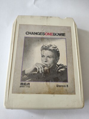 David Bowie Changes One 8-Track Tape APS1-1732 RCA Untested Vintage Rare Fame