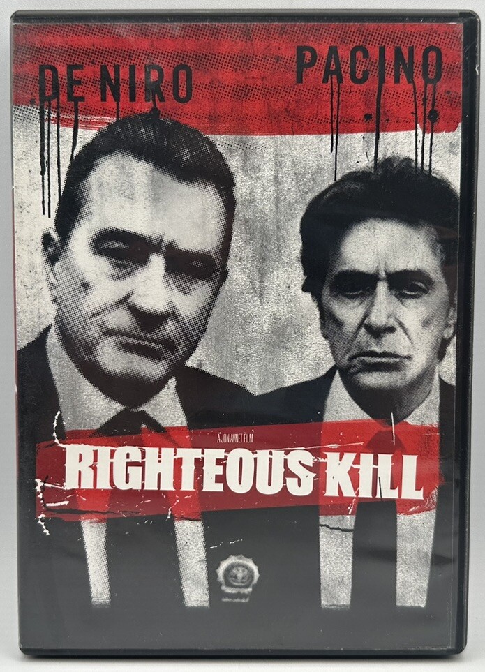 Righteous Kill Widescreen DVD Robert De Niro Al Pacino 2008 Crime Thriller